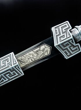 龙泉市刀剑手工锻打秦皇剑防身