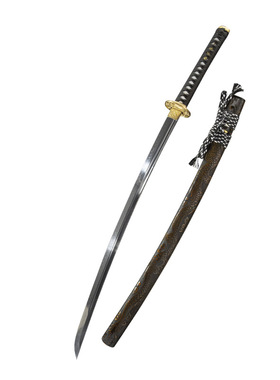 手工T10钢钢覆土烧刃日本武式刀东洋长刀打刀小乌丸katana未开刃