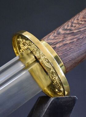 龙泉市刀剑高锰钢手工锻打弯款唐