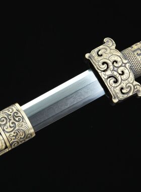 龙泉市刀剑龙骨一体纯铜装春秋剑