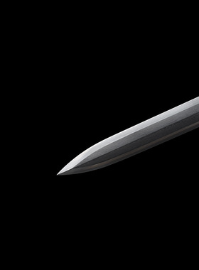 侍诚君临汉剑花纹钢烧刃八面玲珑