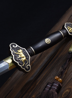 金属工艺品八面龙泉市宝剑手工