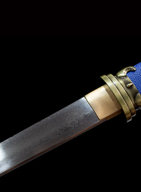 龙泉市手工灵笼白月魁环首刀COS