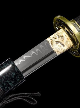 龙泉刀剑锻打宝剑直款短款一体