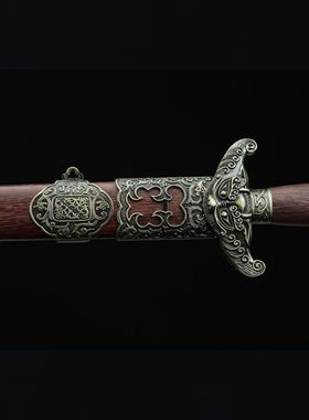 龙泉市刀剑宝剑乾隆佩剑中碳钢