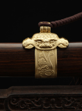 龙泉市刀剑花纹钢清腰刀锦衣卫