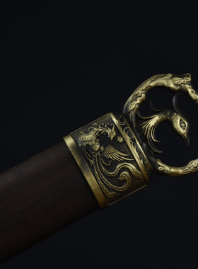 龙泉市刀剑工艺品花纹钢一体硬