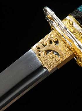 手工一体长刀日本武式刀高锰钢武士刃东洋居合刀钢刀katana未开刃