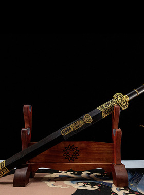 刘邦战剑传统剑一体龙泉市锻打