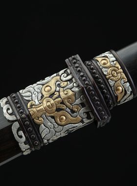 龙泉市刀剑花纹钢八面春秋汉剑