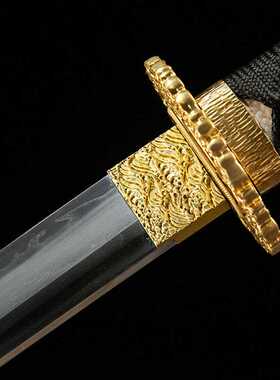 高档手工本三枚夹钢日本长刀东洋打刀龙泉刀剑武士刃katana未开刃