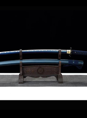 龙泉市刀剑高锰钢烤蓝一体锻打