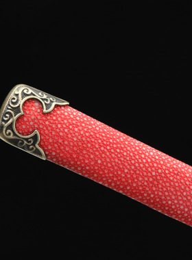 龙泉市刀剑花纹钢烧刃一体硬剑