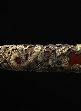 龙泉市刀剑工艺收藏品花纹钢烧刃