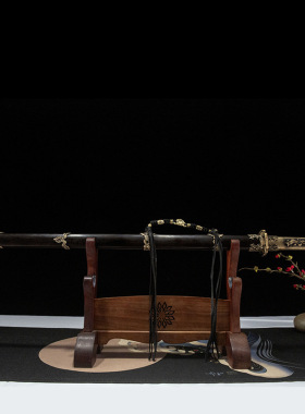 水龙唐刀手工锻打夹钢水龙剑三枚