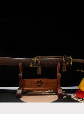 戚继光大刀练习武术刀花纹钢周匠