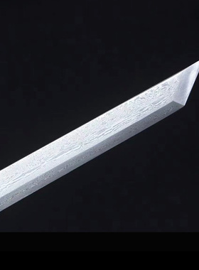 唐横刀花纹钢一体锻打纯铜唐剑