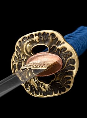 龙泉手工锻打刀剑T10钢烧刃