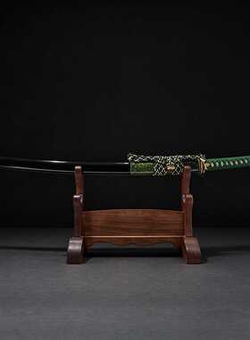 高档手工一体日本刀蜻蜓打刀武士刃居合道长刀金属武器收藏未开刃