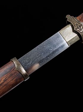 龙泉市刀剑影视花纹钢素装唐横刀