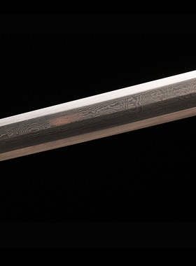 四圣汉剑花纹钢八面一体锻打长剑