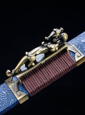 龙泉市刀剑高锰钢手工锻打一体