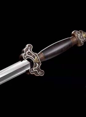 龙泉高档收藏百炼钢宝剑龙王剑