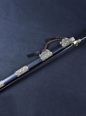 龙泉市刀剑花纹钢发红一体防身