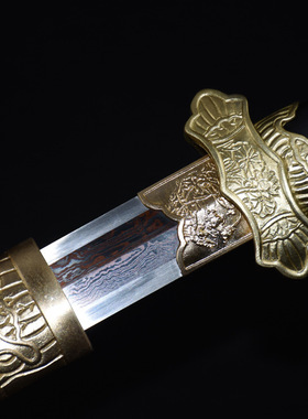 龙泉市刀剑花纹钢手工锻打四面