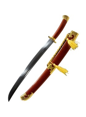 格桑清刀龙泉市锻打短刀中国清代