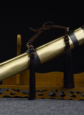 龙泉市刀剑高锰钢包铜锻打宝剑