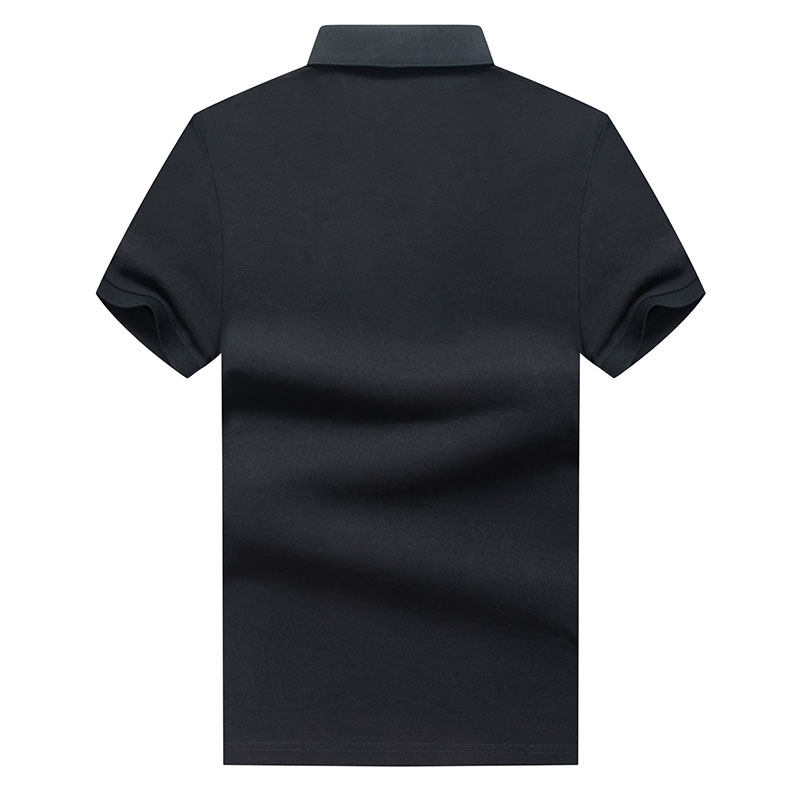 鳄鱼男短袖宽松翻领纯色全棉polo衫 致简服饰T恤