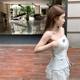 Polyester 2023 summer slimming ແລະ elegant ladies