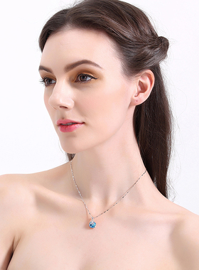 情人节礼物925纯银项链刻字INS