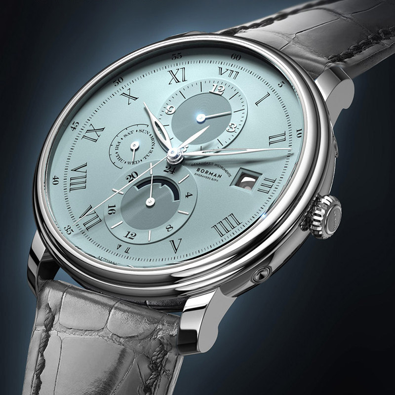 柏曼正品男潮全自动防水2020机械表 borman国产腕表