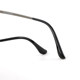 Business ultra-light half-titanium half-rim glasses with prescription
