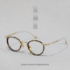 Light luxury high-end 9g limited edition Japanese ultra-light pure titanium retro blue light small face color change myopia glasses frame