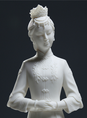 晟美陶瓷人物摆件工艺品家居摆设