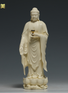 晟美12寸立莲四圣佛像