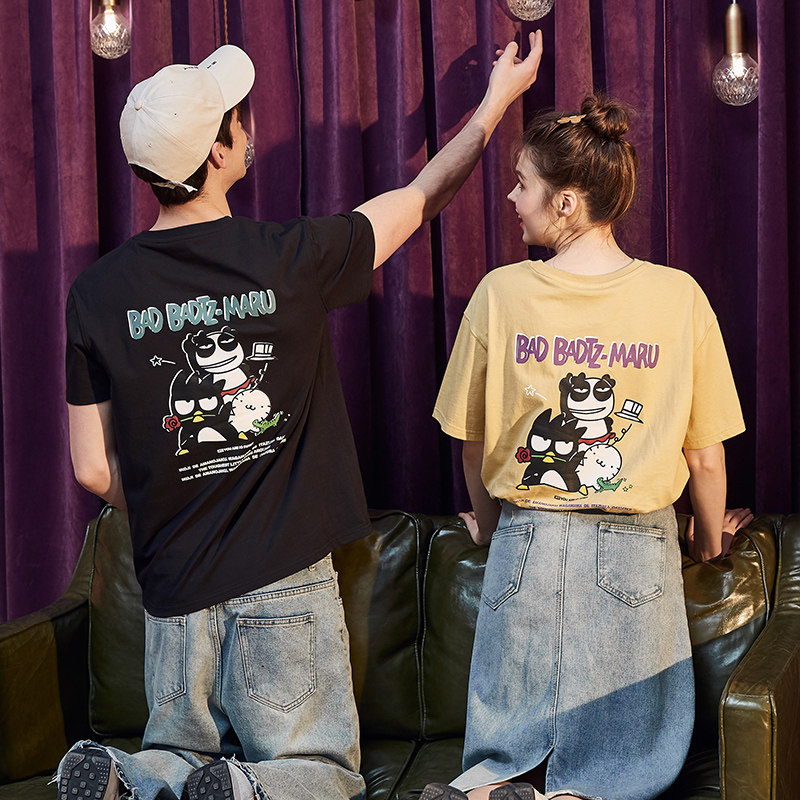 [79元2件][酷企鹅联名]唐狮男t恤 唐狮福悠T恤