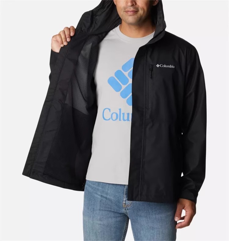 2023春夏新品Columbia哥伦比亚户外男士防水透气单层冲锋衣WE6848 - 图2