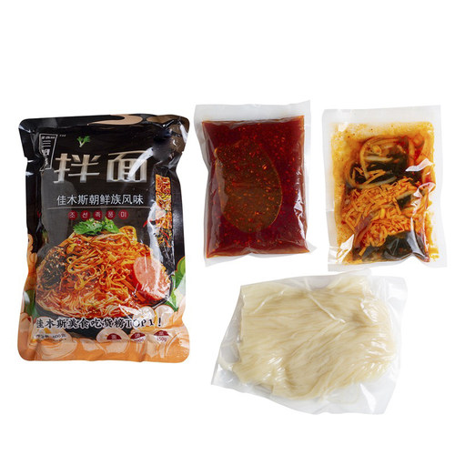 佳木斯拌面全喜顺三姐妹拌面东北大冷面拌冷面含拌菜宇花新鲜星星 - 图2
