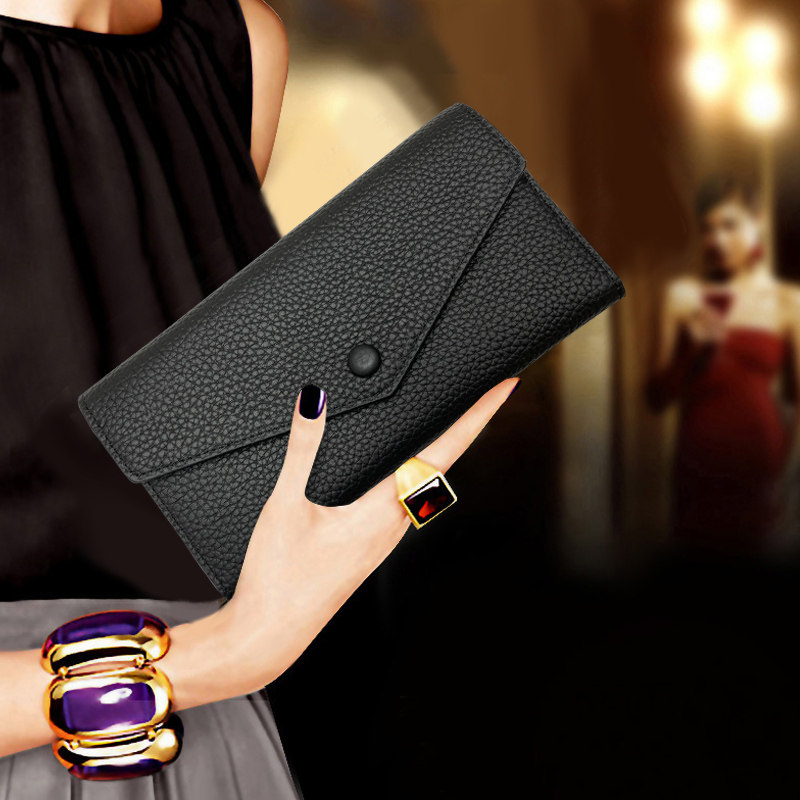 纯牛皮软皮长款钱包女大容量钱夹2025新款气质小手拿包放手机皮夹,淘宝优惠券,粉丝福利购,淘宝优惠卷