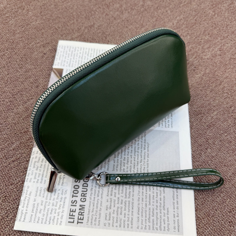 Sephoron vegetable tanned cowhide large-capacity hand coin purse