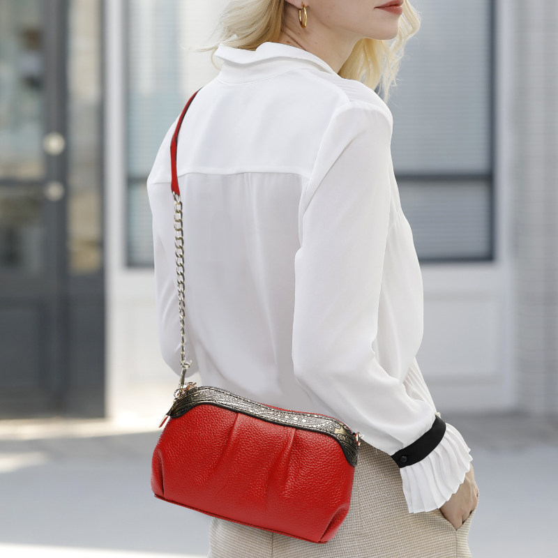 新款2020软皮手拿包女气质斜挎小包 丝芙伦女士包袋