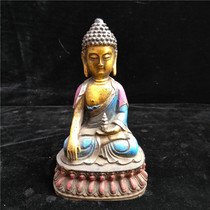 Imitation ancient bronze ware 093955 iron color Buddha tota workmanship beautifully coated pulp mellow