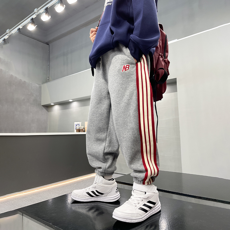 秋季儿童裤子男童卫裤运动裤春秋款童裤小孩长裤休闲中大童装帅气