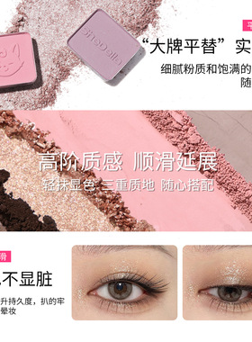 SheDella诗蒂娅猫系列十色日常妆眼影盘彩新款珠光大地色
