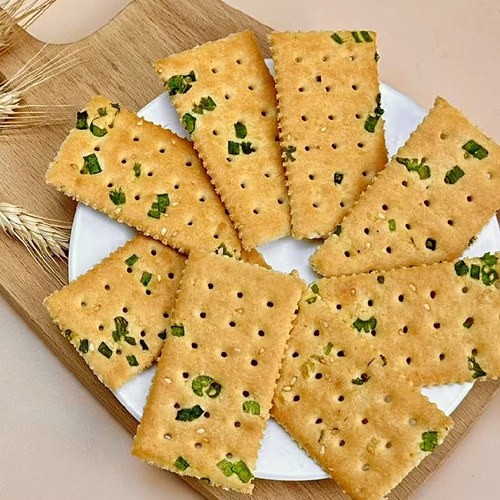雅思嘉香葱薄脆饼干经典儿时的味道童年美味休闲早餐追剧点心零食 - 图3