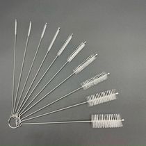 Multi-style combined small inner hole hairbrush filter cleaning brushed straw teapot nozzle pipe inner hole small slit brush suit